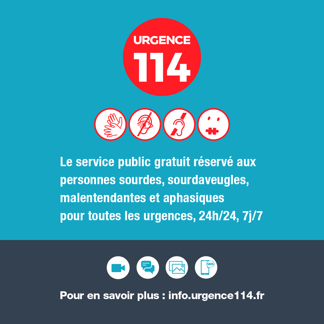 Lire la suite à propos de l’article URGENCE 114 – le service public d’urgence réservé aux personnes sourdes, sourdaveugles, malentendantes et aphasiques